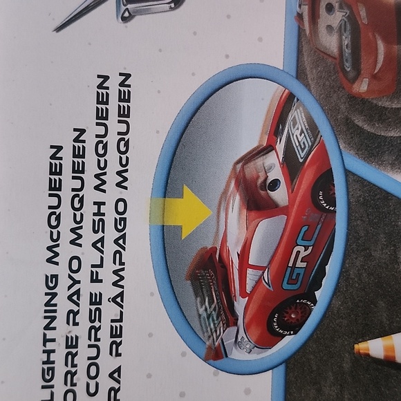 Disney Pixar Cars Drift & Race Lightning McQueen Toy Car - Picture 4 of 8